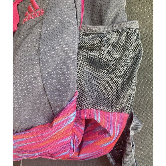 Adidas 15” Stratton 3 Pink/Gray Backpack - Picture 7 of 10